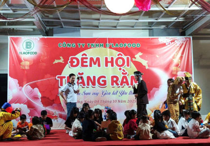 B'Laofood Tổ Chức Đêm Hội Trăng Rằm 2025 – Trung Thu Sum Vầy - Gắn Kết Yêu Thương