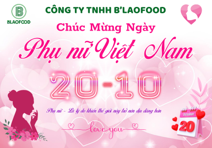 B’Laofood tri ân phái đẹp nhân ngày Phụ nữ Việt Nam 20/10