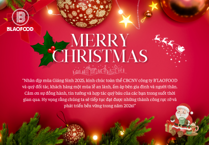 Merry Christmas 2026 – Cùng B'Laofood Chào Đón Một Mùa Giáng Sinh Ấm Áp
